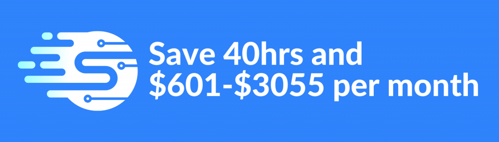 A good LinkedIn tool can save you a 40hrs and $3055 every month *based on calculations above