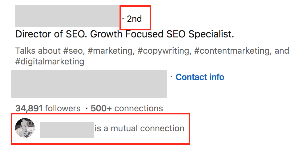 A 2nd degree LinkedIn connection.
