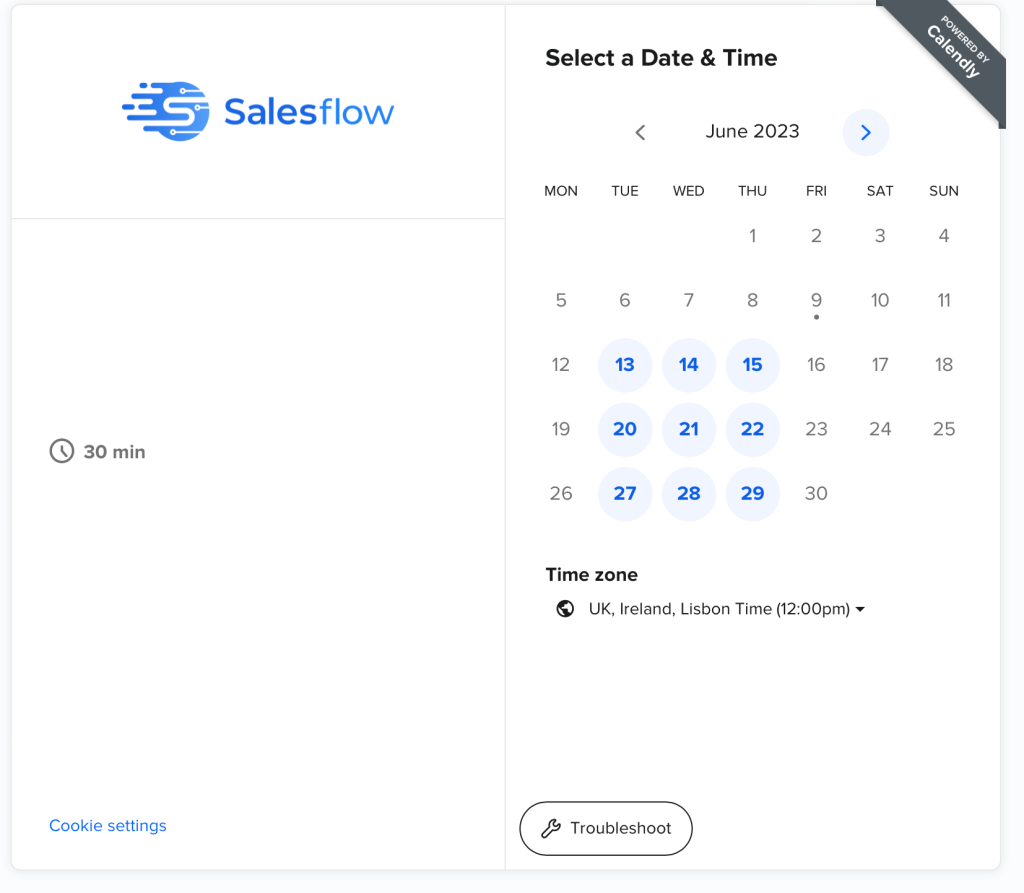 calendly sales