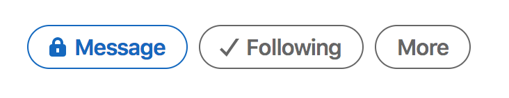 An image of the following button on LinkedIn. 